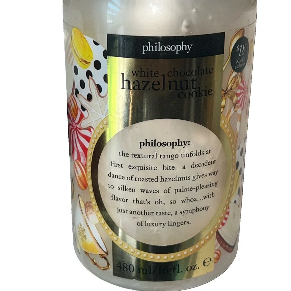 Philosophy White Chocolate Hazelnut Cookie 16 Fl Oz Khols Exclusive Scent Sealed
